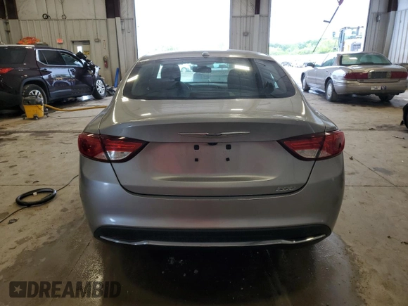 2015 Chrysler 200 Limited with VIN 1C3CCCABXFN742153, listed as a Copart auction lot 61244535 with 106,048 mi miles and Clean title. Bid and sale history available at DreamBid. Image 6.