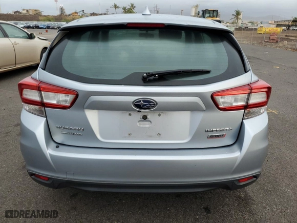 2019 Subaru Impreza Sport with VIN 4S3GTAJ62K3709741, listed as a Copart auction lot 43383035 with 86,527 mi miles and Salvage Title. Bid and sale history available at carsss.com. Image 6.