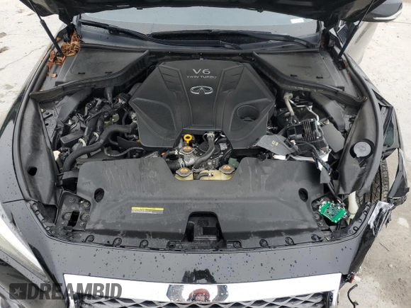 2020 Infiniti Q50 3.0t SPORT with VIN JN1EV7AP7LM200272, listed as a Copart auction lot 46781145 with 58,814 mi miles and Salvage Title. Bid and sale history available at carsss.com. Image 13.