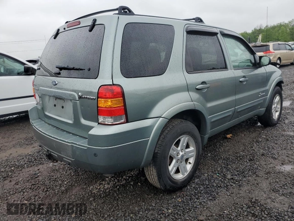 2006 Ford Escape Hybrid with VIN 1FMCU96HX6KA20493, listed as a Copart auction lot 55500925 with 195,346 mi miles and Salvage title. Bid and sale history available at DreamBid. Image 3.