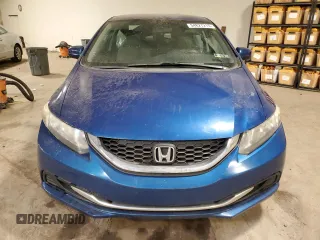 2015 Honda Civic LX with VIN 19XFB2F53FE279110, listed as a Copart auction lot 54827215 with Not Provided miles and Salvage Title. Bid and sale history available at carsss.com. Image 5.