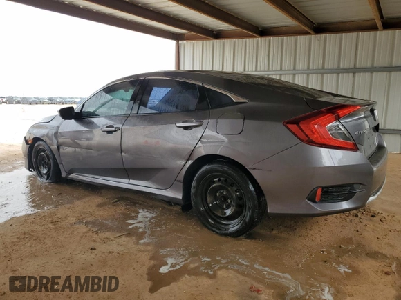 2020 Honda Civic LX with VIN 19XFC2F67LE212639, listed as a Copart auction lot 51865825 with 96,746 mi miles and Clean Title. Bid and sale history available at DreamBid. Image 2.