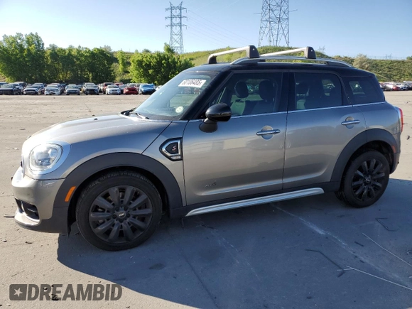 2019 MINI Countryman Cooper S with VIN WMZYT5C5XK3G92755, listed as a Copart auction lot 60106485 with 55,647 mi miles and Salvage title. Bid and sale history available at DreamBid. Image 1.