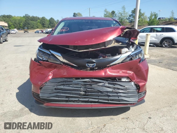 2021 Toyota Sienna LE with VIN 5TDKRKEC4MS069838, listed as a Copart auction lot 88306665 with 91,427 mi miles and Salvage Title. Bid and sale history available at carsss.com. Image 5.