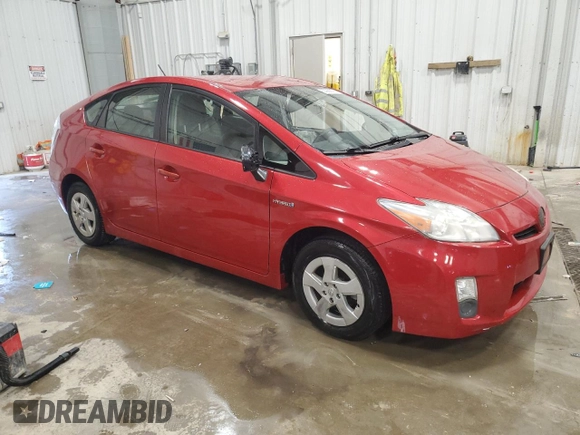 2010 Toyota Prius II with VIN JTDKN3DU6A0124753, listed as a Copart auction lot 50906875 with 161,499 mi miles and Non Repairable. Bid and sale history available at DreamBid. Image 4.