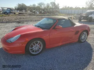 2003 Porsche Boxster S with VIN WP0CB29883U662756, listed as a Copart auction lot 82234884 with 0 mi miles and Salvage Title. Bid and sale history available at carsss.com. Image 1.