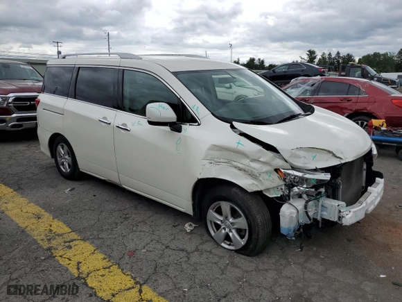 2017 Nissan Quest SV with VIN JN8AE2KP0H9169992, listed as a Copart auction lot 62745663 with 98,219 mi miles. Bid and sale history available at carsss.com. Image 4.