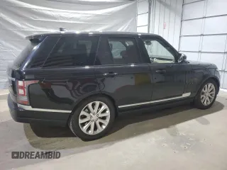 2017 Land Rover Range Rover HSE with VIN SALGS2FV1HA373098, listed as a Copart auction lot 53169525 with 87,037 mi miles and Salvage title. Bid and sale history available at DreamBid. Image 3.