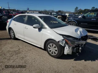 2020 Toyota Corolla L with VIN JTDDPRAEXLJ035784, listed as a Copart auction lot 47840185 with 98,268 mi miles and Salvage Title. Bid and sale history available at carsss.com. Image 4.