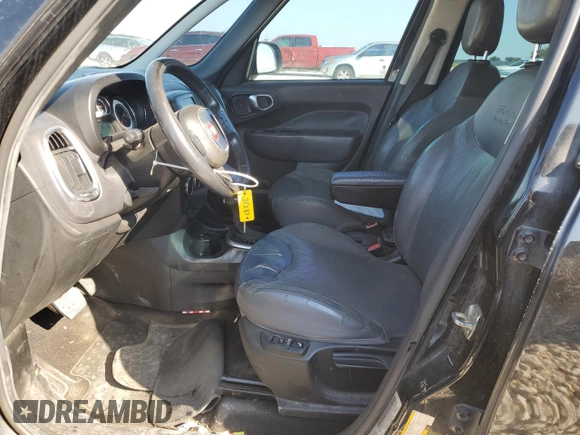 2014 FIAT 500L Lounge with VIN ZFBCFACH1EZ007287, listed as a Copart auction lot 70190834 with 226,479 mi miles and Salvage Title. Bid and sale history available at carsss.com. Image 7.
