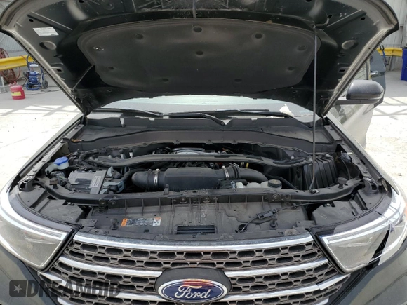 2022 Ford Explorer King Ranch with VIN 1FM5K7LC4NGC46302, listed as a Copart auction lot 49409195 with 33,300 mi miles and Salvage Title. Bid and sale history available at carsss.com. Image 14.