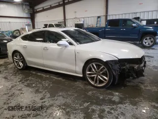 2016 Audi A7 3.0 Premium Plus with VIN WAUWGAFC3GN091076, listed as a Copart auction lot 45896875 with 114,736 mi miles and Salvage Title. Bid and sale history available at carsss.com. Image 4.