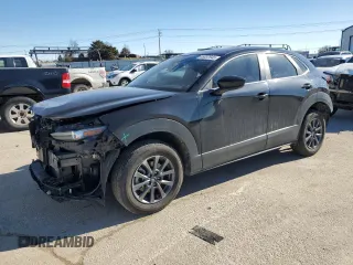 2023 Mazda CX-30 S with VIN 3MVDMBAM6PM581786, listed as a Copart auction lot 46837645 with 21,841 mi miles and Salvage Title. Bid and sale history available at carsss.com. Image 1.