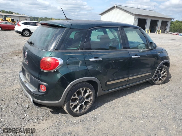 2014 FIAT 500L Trekking with VIN ZFBCFADH0EZ023382, listed as a Copart auction lot 70666344 with 126,097 mi miles and Salvage Title. Bid and sale history available at carsss.com. Image 3.