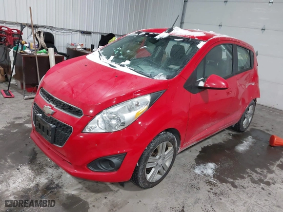 2015 Chevrolet Spark LT with VIN KL8CD6S91FC729849, listed as a IAAI auction lot 41623488 with 180,001 mi miles. Bid and sale history available at carsss.com. Image 17.