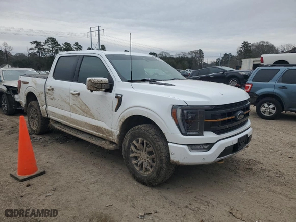 2022 Ford F-150 XL with VIN 1FTEW1E89NFB88465, listed as a Copart auction lot 45580105 with 101,637 mi miles and Salvage Title. Bid and sale history available at carsss.com. Image 4.
