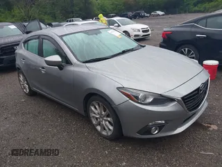 2014 Mazda 3 S Touring with VIN JM1BM1L30E1187539, listed as a IAAI auction lot 41974709 with 111,189 mi miles and . Bid and sale history available at carsss.com. Image 1.