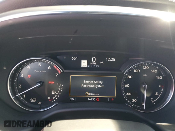 2024 Cadillac CT5 Luxury with VIN 1G6DX5RK1R0108447, listed as a Copart auction lot 49640635 with 16,455 mi miles and Salvage title. Bid and sale history available at DreamBid. Image 9.