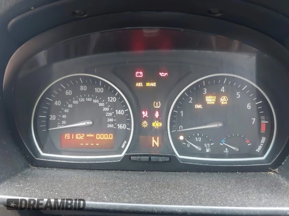 2009 BMW X3 xDrive30i with VIN WBXPC934X9WJ27487, listed as a IAAI auction lot 41677621 with 191,102 mi miles. Bid and sale history available at carsss.com. Image 7.