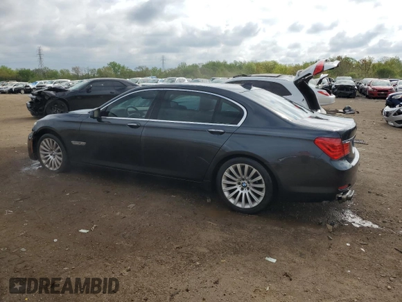 2010 BMW 7 Series 750Li xDrive with VIN WBAKC8C58ACY68671, listed as a Copart auction lot 56703235 with 122,083 mi miles and Salvage title. Bid and sale history available at DreamBid. Image 2.