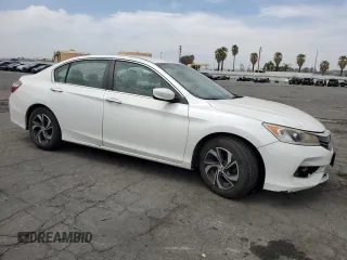 2017 Honda Accord LX with VIN 1HGCR2F34HA229188, listed as a Copart auction lot 53158835 with 163,258 mi miles and Salvage Title. Bid and sale history available at carsss.com. Image 4.