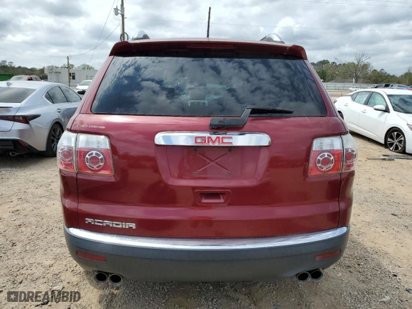 2008 GMC Acadia SLT1 with VIN 1GKER237X8J222426, listed as a Copart auction lot 50887985 with 186,576 mi miles and Salvage Title. Bid and sale history available at carsss.com. Image 6.