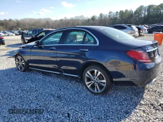 2021 Mercedes-Benz C 300 with VIN W1KWF8EB4MR606541, listed as a Copart auction lot 83422864 with 40,409 mi miles and Salvage Title. Bid and sale history available at carsss.com. Image 2.