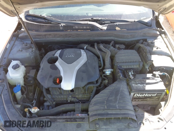 2015 Kia Optima SX Turbo with VIN 5XXGR4A63FG384894, listed as a IAAI auction lot 41843637 with 101,364 mi miles and . Bid and sale history available at DreamBid. Image 10.