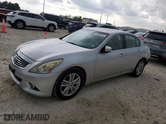 2013 Infiniti G37 Journey with VIN JN1CV6AP0DM714466, listed as a Copart auction lot 54339675 with 169,275 mi miles and Salvage Title. Bid and sale history available at DreamBid. Image 1.
