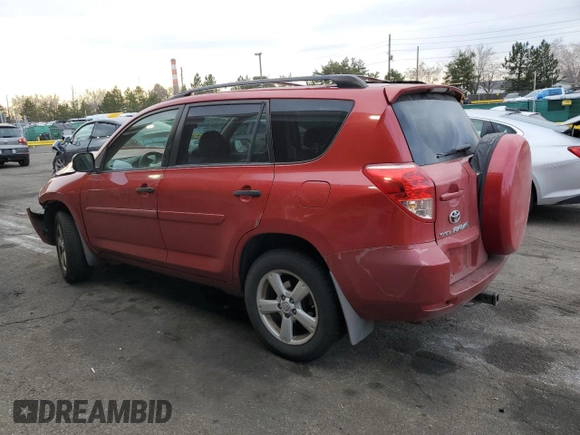 2008 Toyota RAV4 with VIN JTMBK33V985067075, listed as a Copart auction lot 50646745 with 181,836 mi miles and Salvage Title. Bid and sale history available at carsss.com. Image 2.