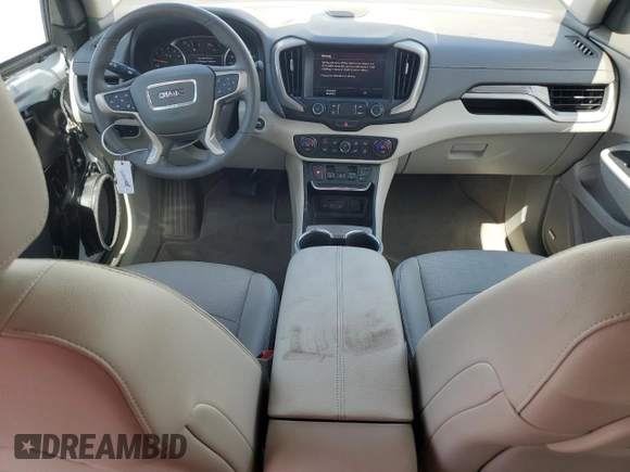 2020 GMC Terrain Denali with VIN 3GKALSEX9LL319471, listed as a Copart auction lot 59971555 with 8,777 mi miles and Salvage title. Bid and sale history available at DreamBid. Image 8.