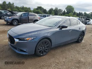 2025 Mazda 3 S Carbon Edition with VIN JM1BPBCM1S1756500, listed as a Copart auction lot 61920665 with Not provided miles and Salvage title. Bid and sale history available at DreamBid. Image 1.