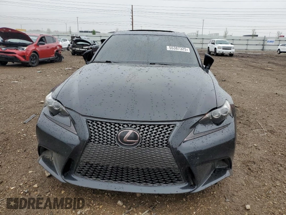 2016 Lexus IS 300/350 with VIN JTHCM1D25G5004835, listed as a Copart auction lot 55387325 with 98,684 mi miles and Salvage title. Bid and sale history available at DreamBid. Image 5.