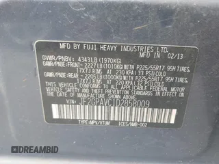2013 Subaru Crosstrek Premium with VIN JF2GPAVC1D2858009, listed as a IAAI auction lot 42588256 with 193,769 mi miles and . Bid and sale history available at DreamBid. Image 9.