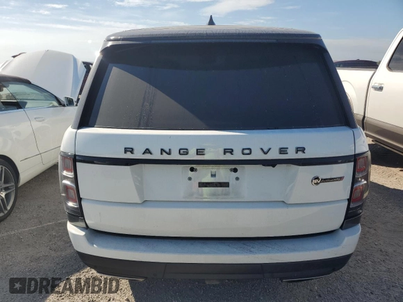 2019 Land Rover Range Rover with VIN SALGW2SEXKA530547, listed as a Copart auction lot 76191474 with Not provided miles and Non repairable. Bid and sale history available at DreamBid. Image 6.
