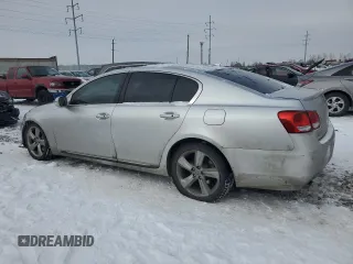 2008 Lexus GS 350 with VIN JTHBE96S580028622, listed as a Copart auction lot 44801125 with 342,828 mi miles and Salvage Title. Bid and sale history available at carsss.com. Image 2.