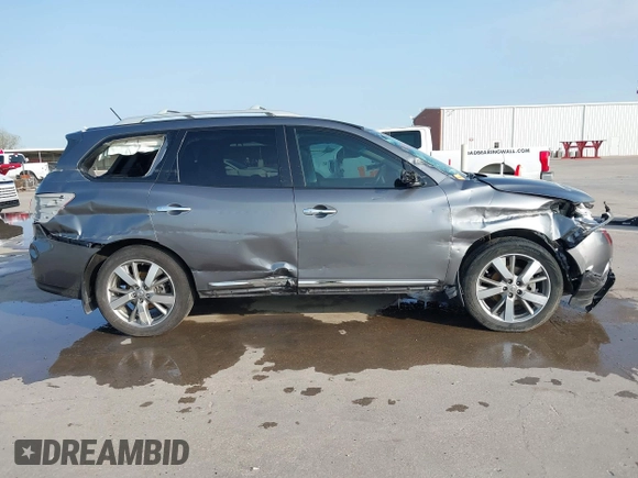 2016 Nissan Pathfinder S with VIN 5N1AR2MM6GC653522, listed as a IAAI auction lot 41920988 with 140,001 mi miles and . Bid and sale history available at DreamBid. Image 13.