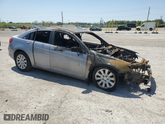 2014 Chrysler 200 LX with VIN 1C3CCBAB1EN141643, listed as a Copart auction lot 54255435 with Not Provided miles and Non Repairable. Bid and sale history available at DreamBid. Image 4.