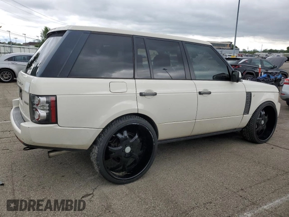 2010 Land Rover Range Rover SC with VIN SALMF1E48AA312377, listed as a Copart auction lot 58079295 with 155,103 mi miles and Salvage title. Bid and sale history available at DreamBid. Image 3.