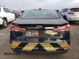 2020 Ford Fusion Hybrid SEL with VIN 3FA6P0MU4LR162162, listed as a Copart auction lot 83429844 with 85,380 mi miles and Salvage Title. Bid and sale history available at carsss.com. Image 6.