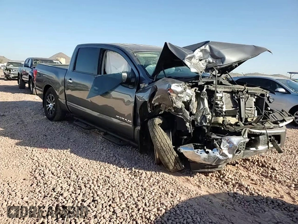 2021 Nissan Titan SV with VIN 1N6AA1EF5MN532371, listed as a Copart auction lot 83470584 with 32,852 mi miles and Salvage title. Bid and sale history available at DreamBid. Image 11.
