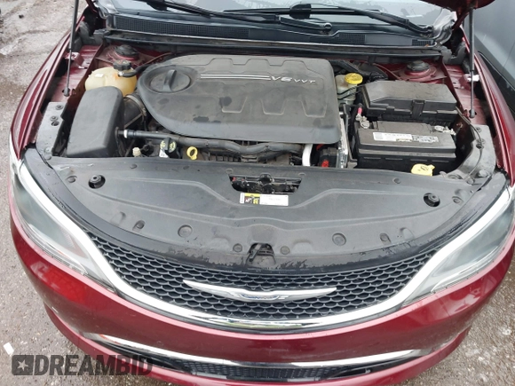 2015 Chrysler 200 C with VIN 1C3CCCCG1FN549009, listed as a IAAI auction lot 41702587 with 61,733 mi miles and . Bid and sale history available at carsss.com. Image 10.