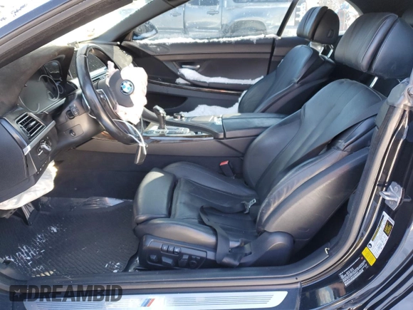 2017 BMW 6 Series 650i with VIN WBA6F5C50HD996804, listed as a Copart auction lot 41377645 with 0 mi miles and Salvage Title. Bid and sale history available at carsss.com. Image 7.