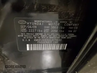 2010 Hyundai Elantra GLS z VIN KMHDU4AD6AU879430, wystawiony jako Copart lot #58046025 z przebiegiem 184 555 mil mil oraz Czysty tytuł • Clean title. Historia ofert i sprzedaży dostępna na DreamBid. Obrazek 12.