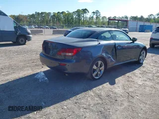 2011 Lexus IS 250 C with VIN JTHFF2C29B2520771, listed as a IAAI auction lot 42621886 with Not provided miles and . Bid and sale history available at DreamBid. Image 4.