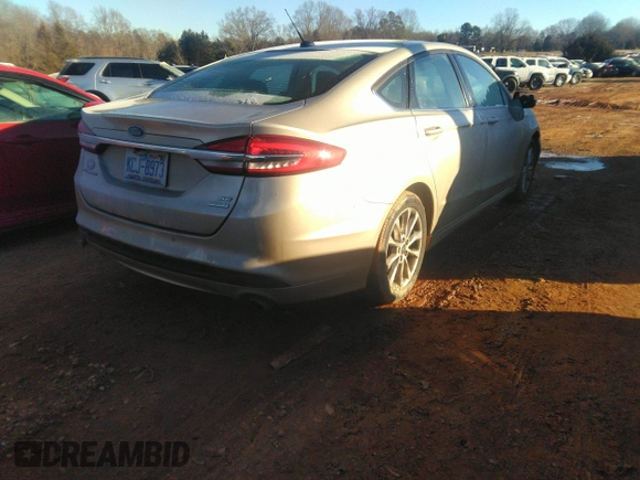 2017 Ford Fusion SE with VIN 3FA6P0HD9HR363606, listed as a IAAI auction lot 41297568 with 125,699 mi miles and . Bid and sale history available at DreamBid. Image 4.