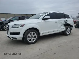 2015 Audi Q7 3.0T Premium with VIN WA1CGAFE8FD017755, listed as a Copart auction lot 45472515 with 0 mi miles and Salvage Title. Bid and sale history available at carsss.com. Image 1.