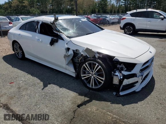 2021 Mercedes-Benz CLS 450 z VIN W1K2J5KB3MA089974, wystawiony jako Copart lot #55080945 z przebiegiem Nie podano mil oraz Szkoda całkowita • Salvage title. Historia ofert i sprzedaży dostępna na DreamBid. Obrazek 4.