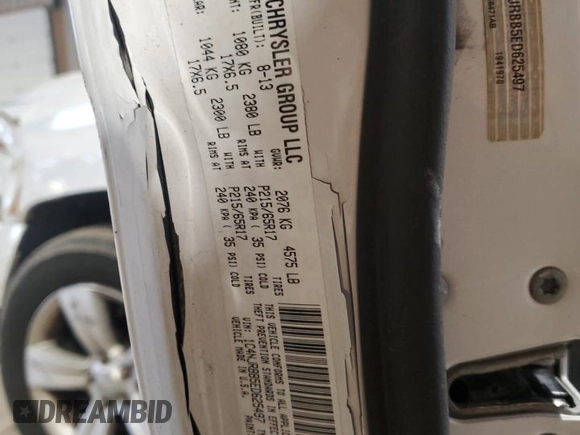 2014 Jeep Patriot Sport z VIN 1C4NJRBB5ED625497, wystawiony jako Copart lot #54192355 z przebiegiem 119 435 mil mil oraz Szkoda całkowita • Salvage title. Historia ofert i sprzedaży dostępna na DreamBid. Obrazek 12.