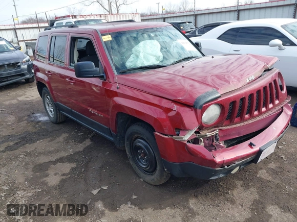 2012 Jeep Patriot Sport with VIN 1C4NJPBA1CD605305, listed as a IAAI auction lot 41639552 with 214,939 mi miles and . Bid and sale history available at DreamBid. Image 1.